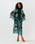 Load image into Gallery viewer, Magnifico Midi Dress in Blooming Tulip Placée

