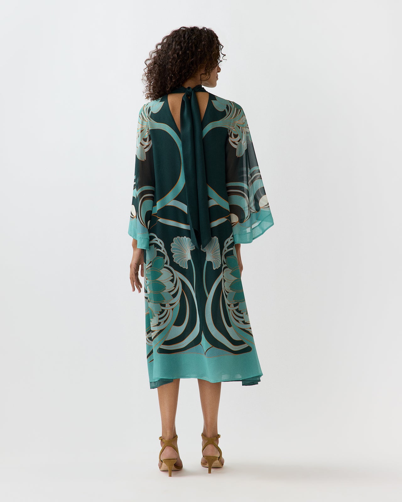 Magnifico Midi Dress in Blooming Tulip Placée