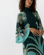 Load image into Gallery viewer, Magnifico Midi Dress in Blooming Tulip Placée
