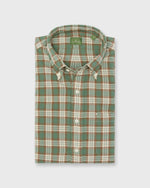 Load image into Gallery viewer, Button-Down Sport Shirt in Green/Brown/Bone Madras
