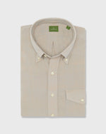 Load image into Gallery viewer, Handmade Button-Down Sport Shirt in Stone Solid Madras

