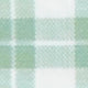 Spread Collar Sport Shirt in White/Sage Check Poplin