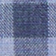 Spread Collar Sport Shirt in Heather Blue Multi Gingham