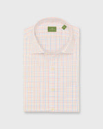 Load image into Gallery viewer, Spread Collar Sport Shirt in Red/Sky/Yellow Tattersall Poplin
