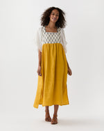 Load image into Gallery viewer, Laura Long Dress in Ocra
