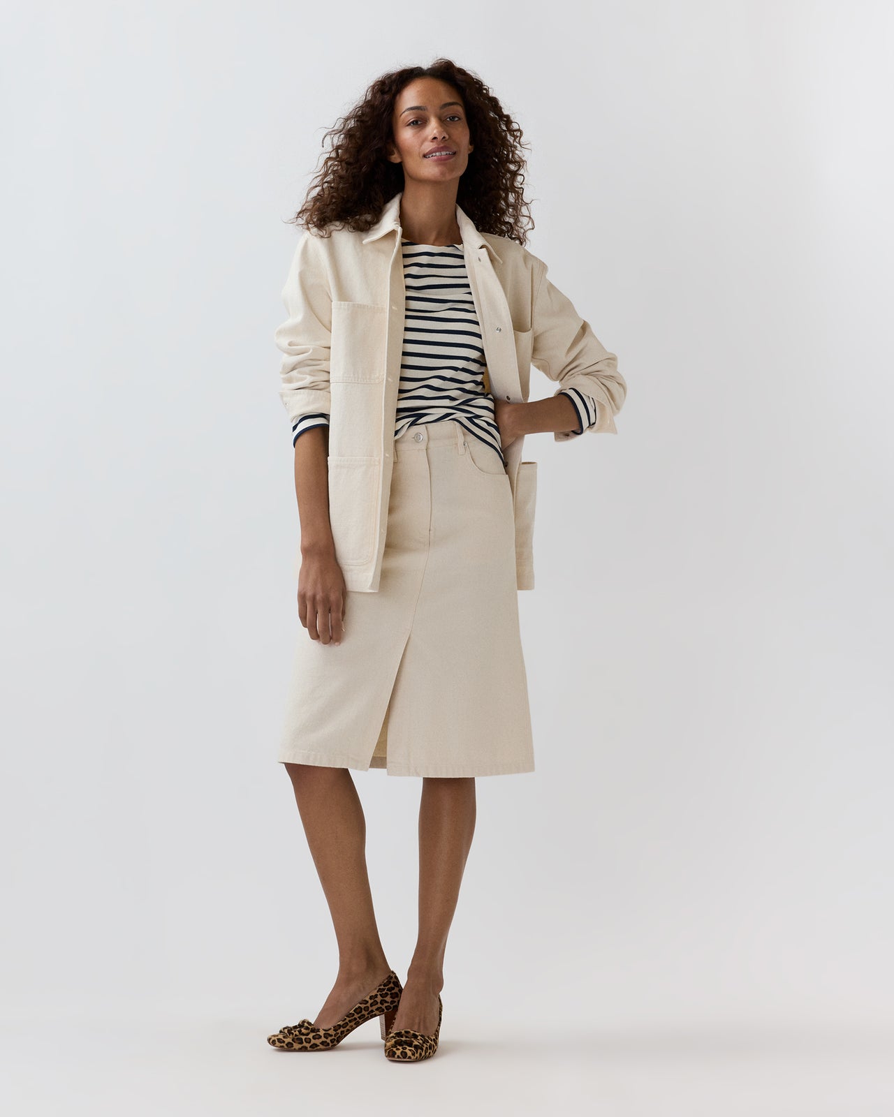 Mina Jacket in Off White