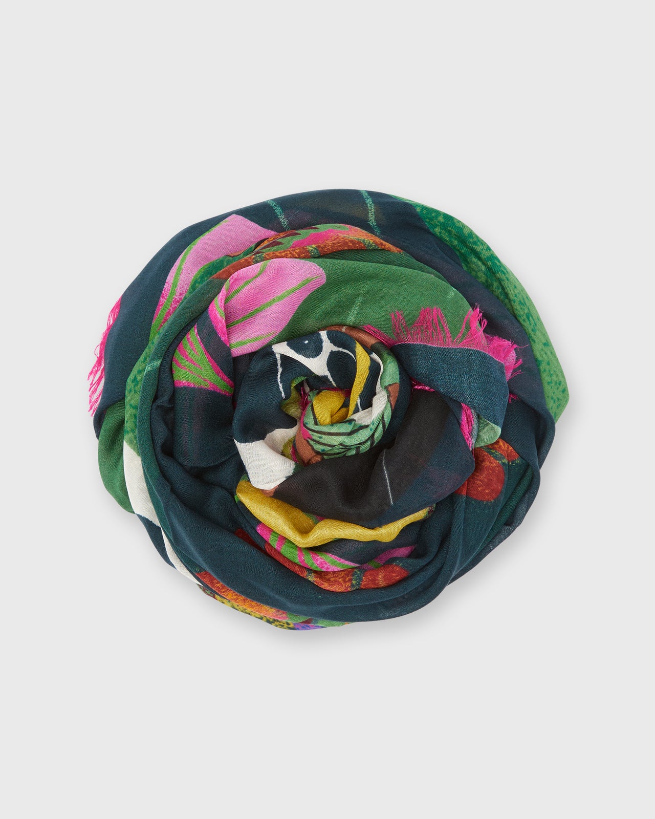 Square Scarf in Blooming Hands