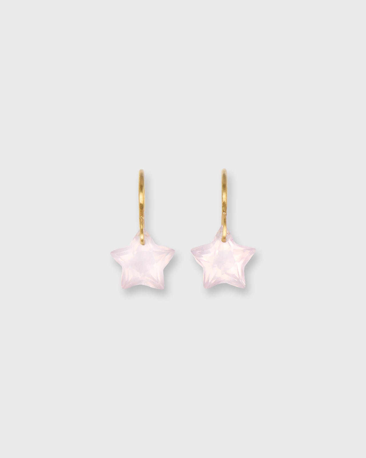 Small Wonder Earrings in Rose Quartz