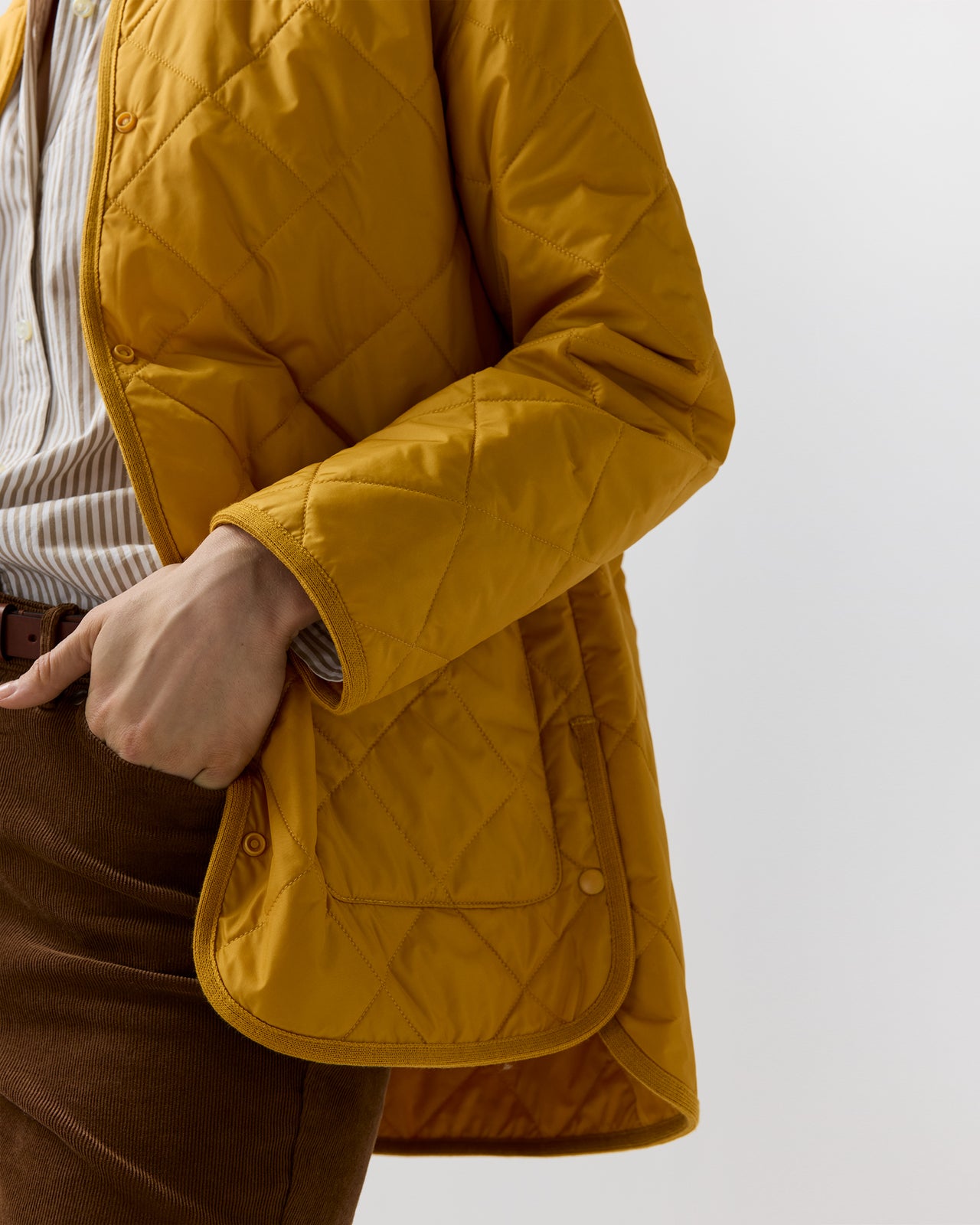May Cashpad Jacket in Golden Harvest Nylon
