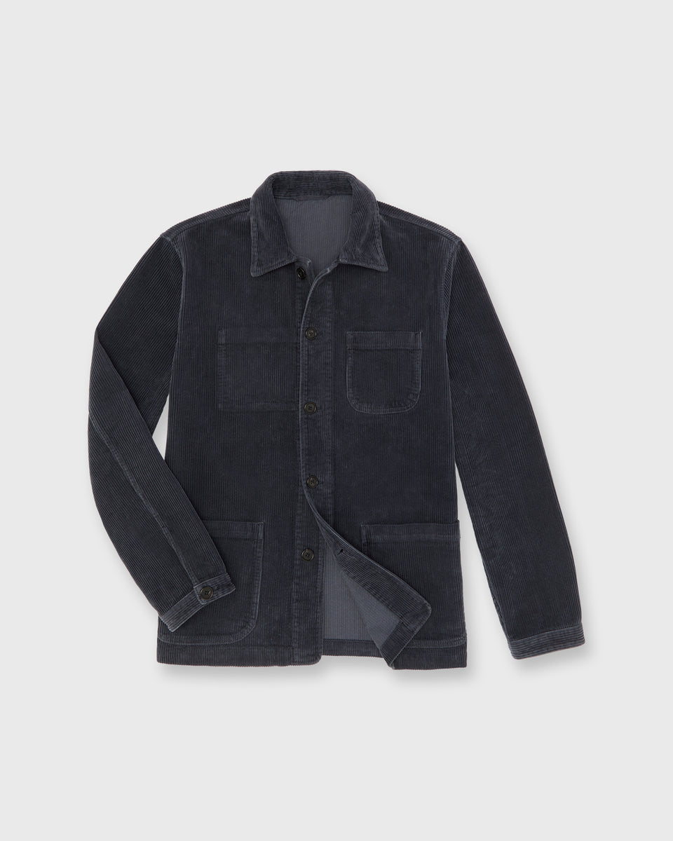 Chore Jacket in Navy Corduroy