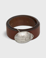 Load image into Gallery viewer, Ladybug Belt in Brown Leather
