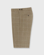 Load image into Gallery viewer, Ghost Trouser in Chocolate/Oat/Sky Glen Plaid Brushed Hopsack
