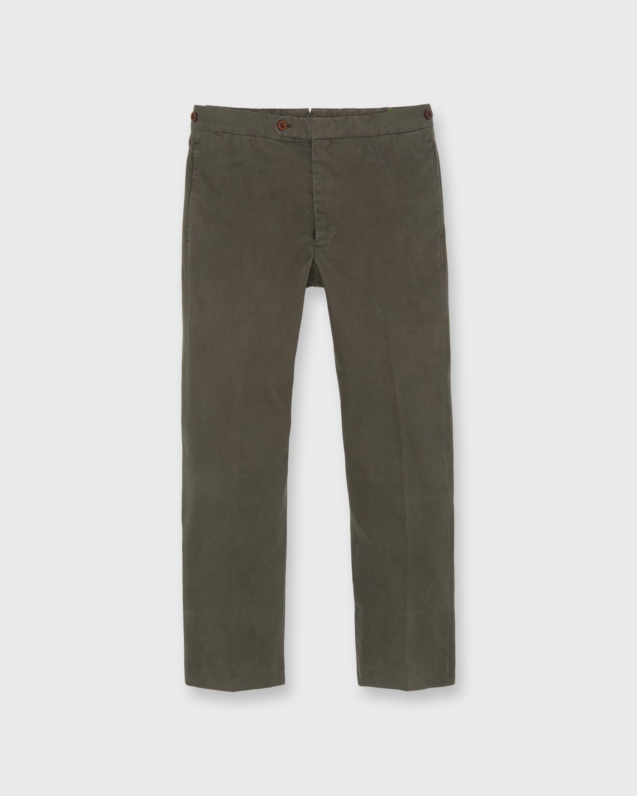 Side-Tab Sport Trouser in Coffee Tricotino
