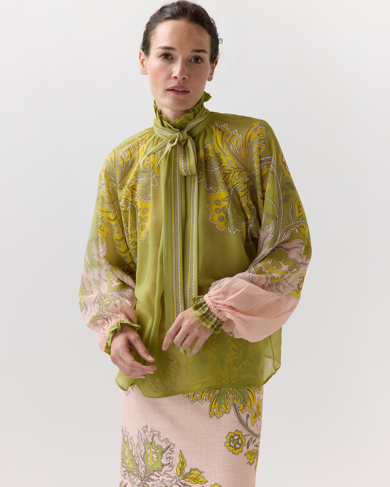 Cerere Blouse in Swathe Placée