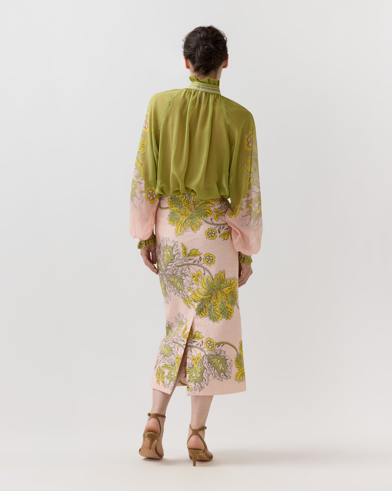 Pencil Skirt in Swathe Placée