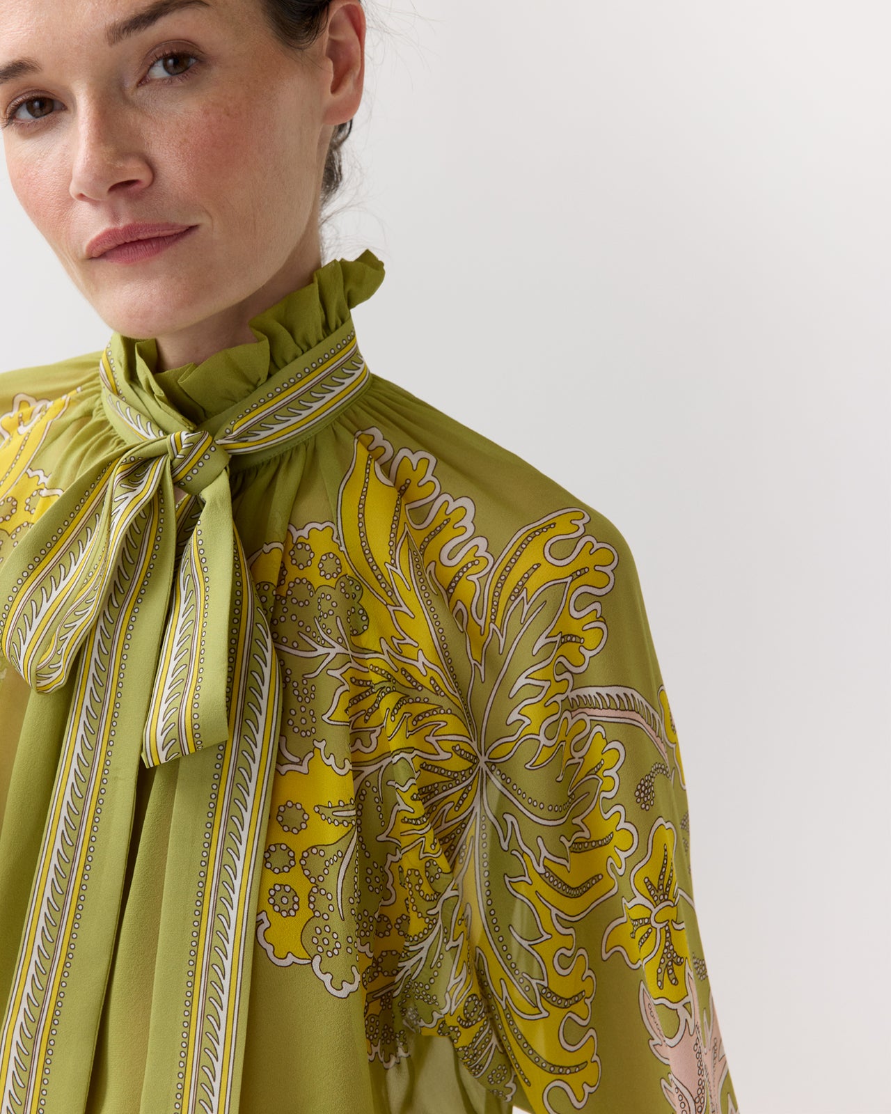 Cerere Blouse in Swathe Placée