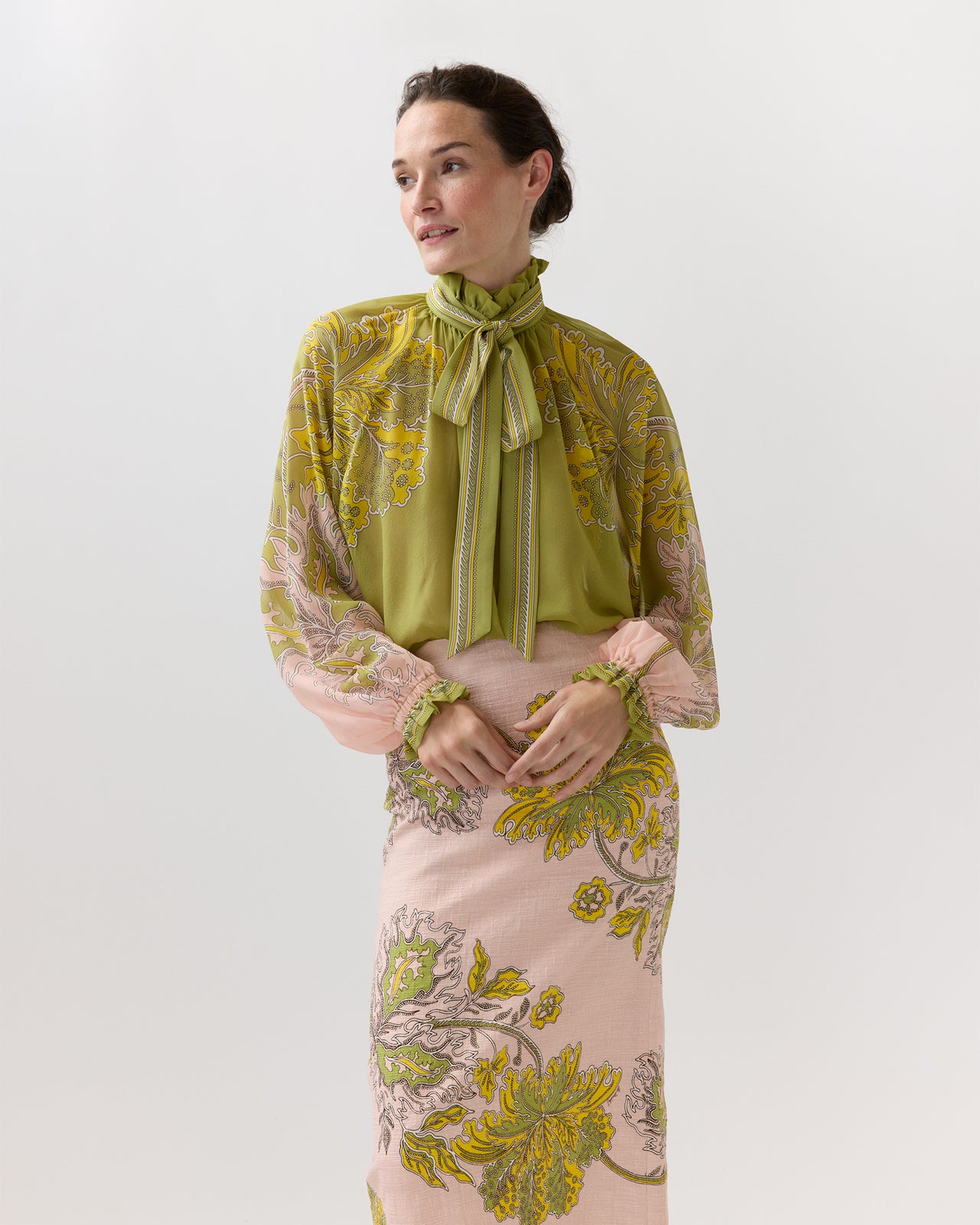 Cerere Blouse in Swathe Placée