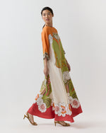 Load image into Gallery viewer, Muumuu Dress Round Neck in Ambrosia Placée
