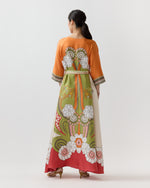 Load image into Gallery viewer, Muumuu Dress Round Neck in Ambrosia Placée
