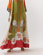 Load image into Gallery viewer, Muumuu Dress Round Neck in Ambrosia Placée

