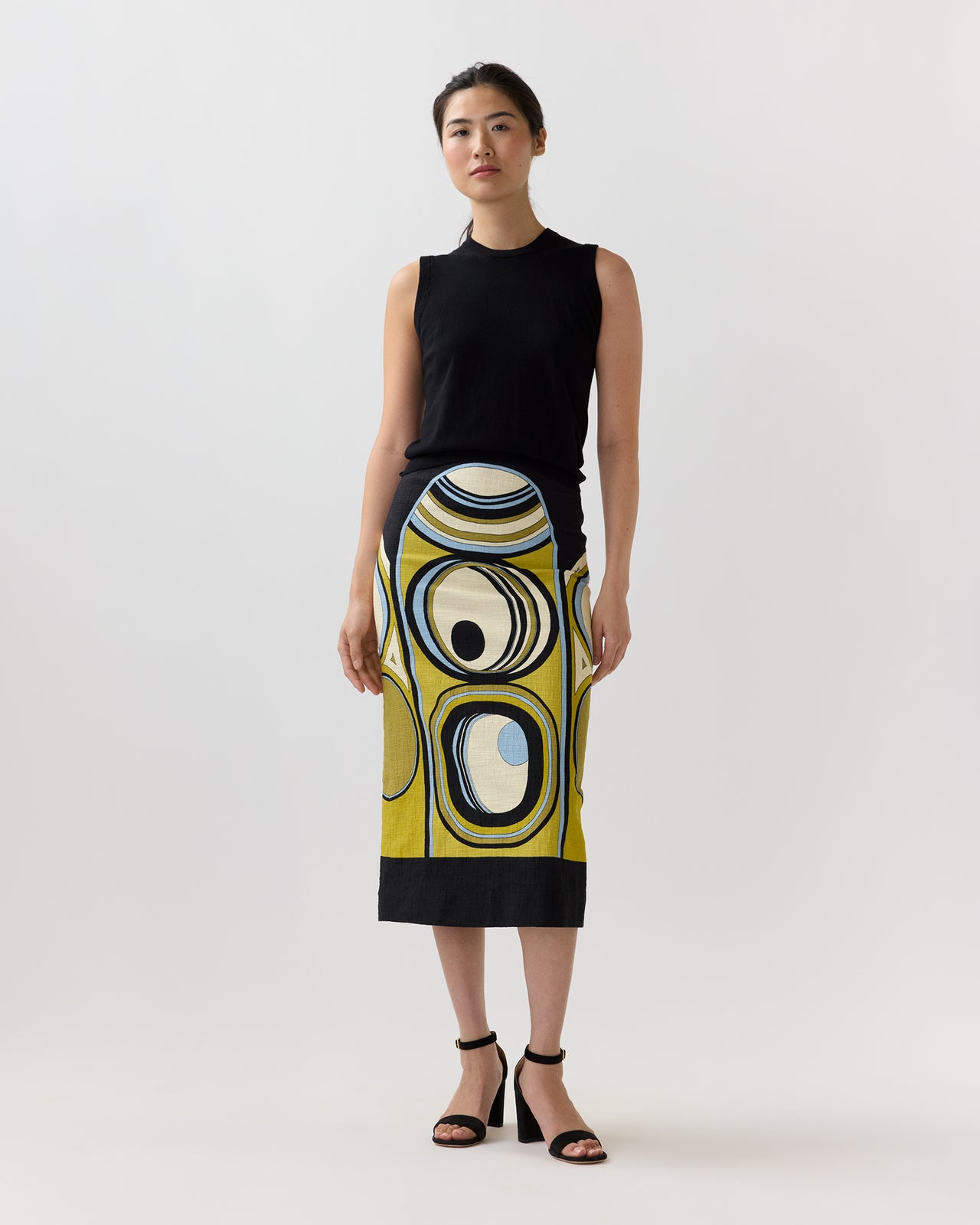 Pencil Skirt in Sanctuary Placée