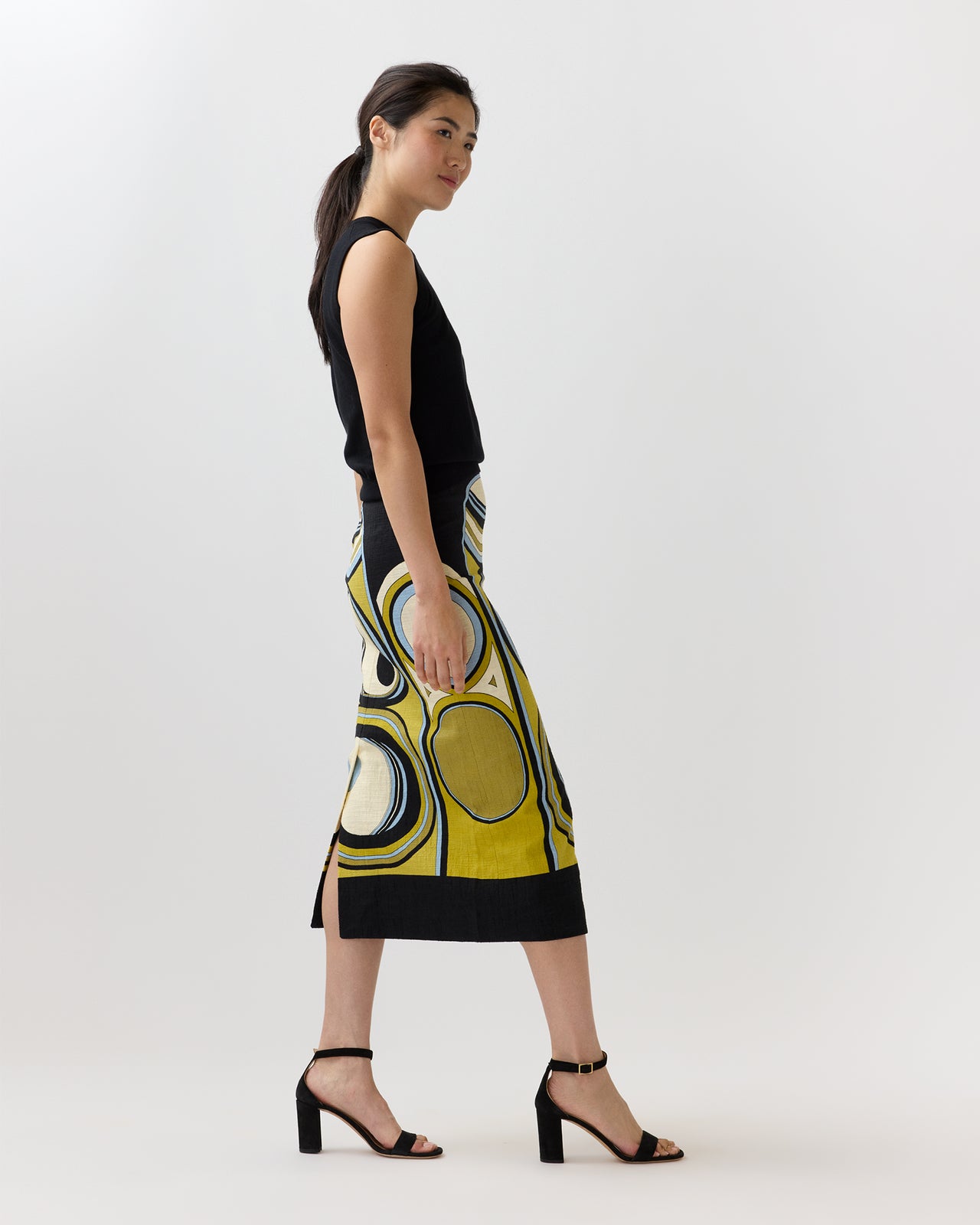 Pencil Skirt in Sanctuary Placée