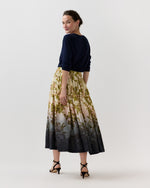 Load image into Gallery viewer, Gala Skirt in Oasis Ombré Placée Black
