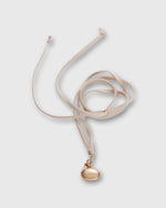 Load image into Gallery viewer, Oslo Cord Pendant Necklace in Cream/Gold
