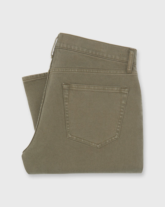 Clift Straight Leg Jean in Bark Garment-Dyed Stretch Denim