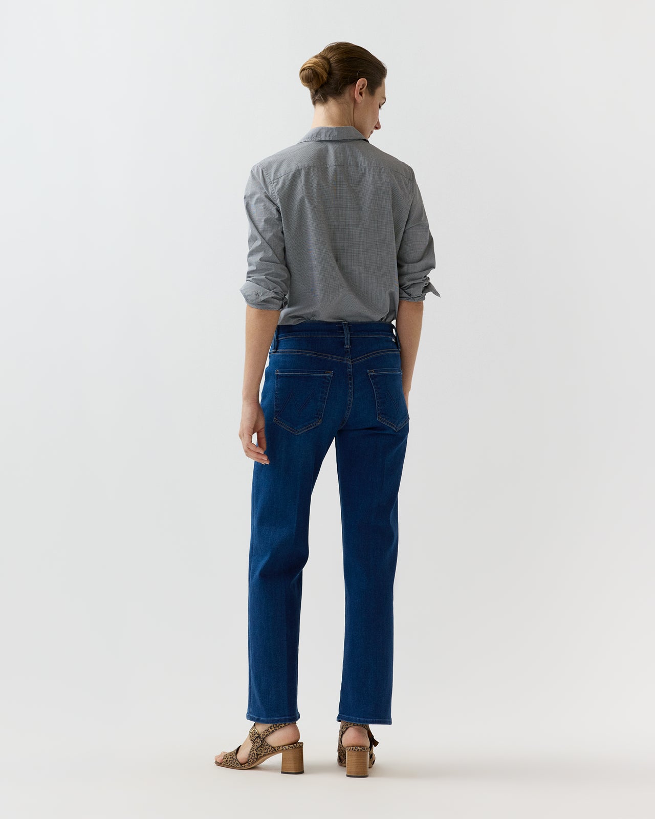The Mid Rise Rambler Zip Flood Jean in Pinkies Up