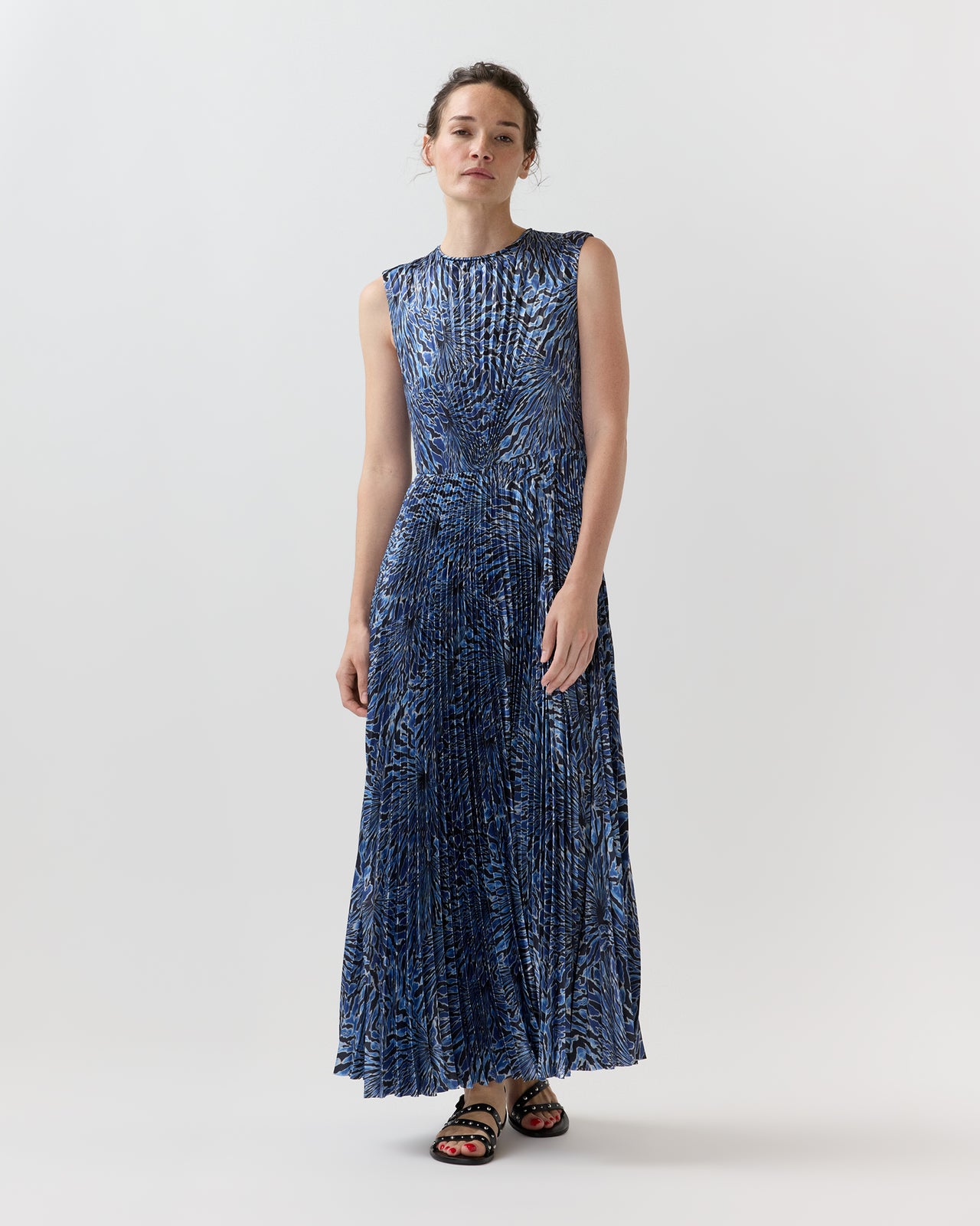 Malin Dress in Lapis