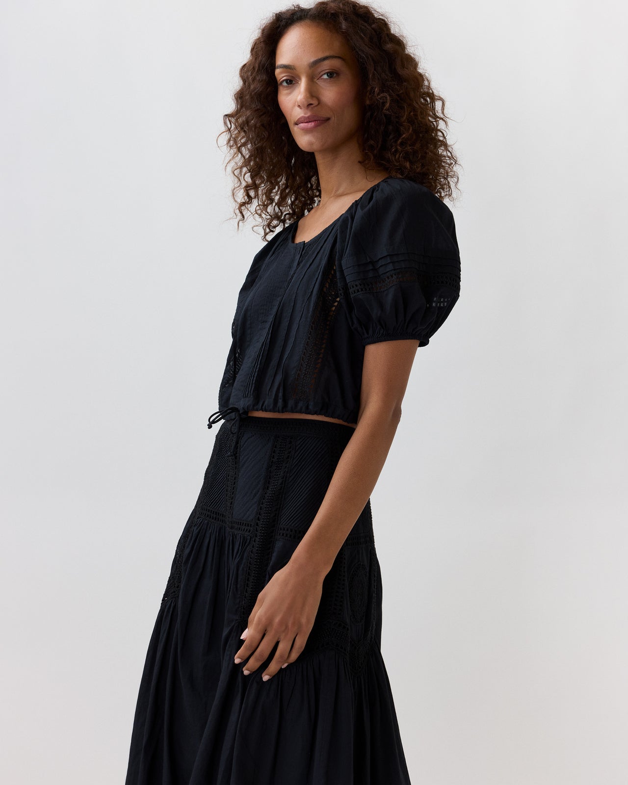 Clara Top in Noir