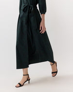 Load image into Gallery viewer, Virginia Dress in Navy/Forest Paisley Poplin

