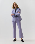Load image into Gallery viewer, Kendall Flare 5-Pocket Jean in Lavender Stretch Moleskin
