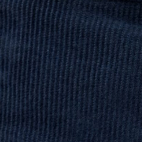 Camille Patch-Pocket Jean in Navy Stretch Corduroy