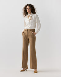 Lane Pant in Camel Hair Flannel