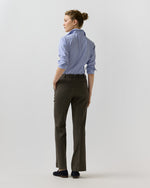 Load image into Gallery viewer, Lane Pant in Bark/Bone Wool/Cashmere Hopsack
