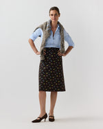Load image into Gallery viewer, Connelly Skirt in Brown/Multi Royal Stitch Liberty Fabric Wool
