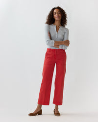 Weekender Pant in Vermillion Stretch Twill