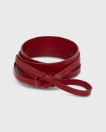 Load image into Gallery viewer, Wraparound Belt in Red Leather
