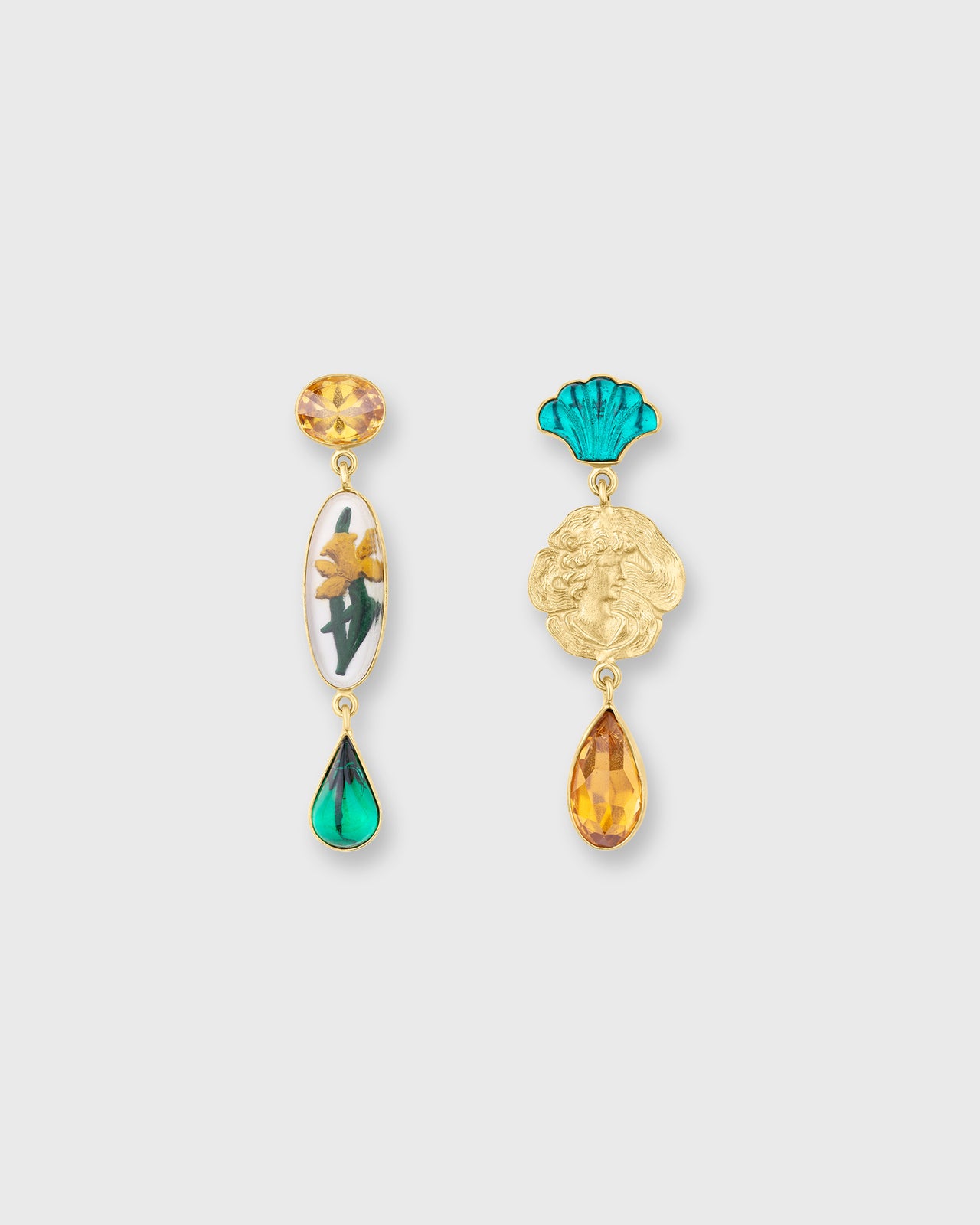 Daffodil & Lady Earrings in Daffodil