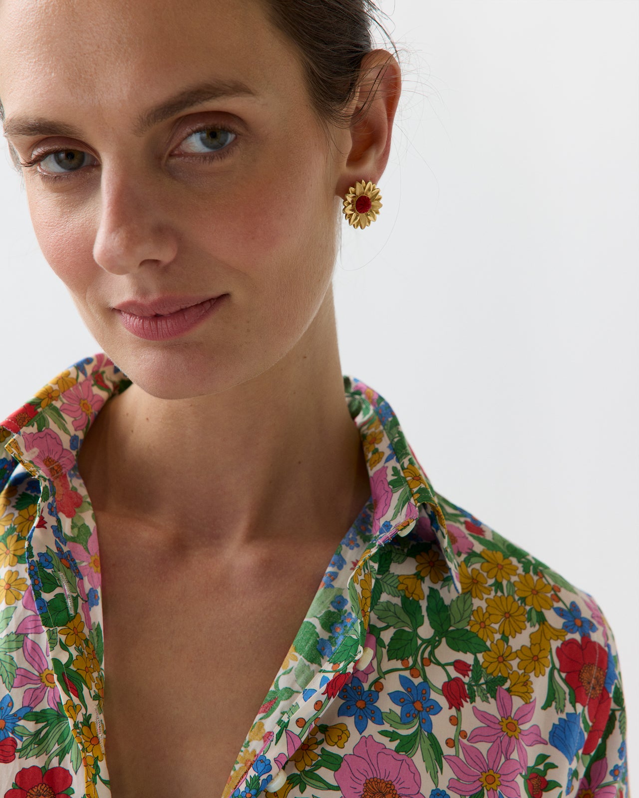 Limoncello Mini Earrings in Ruby