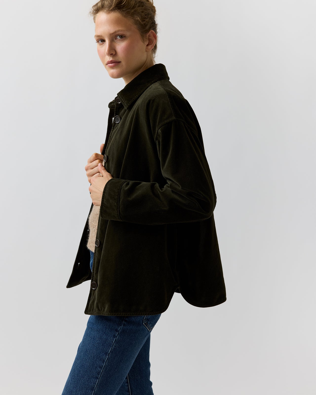 Shirt Jacket in Military