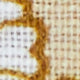 Hand-Rolled Cotolino Pocket Square in Khaki/Bone Flower
