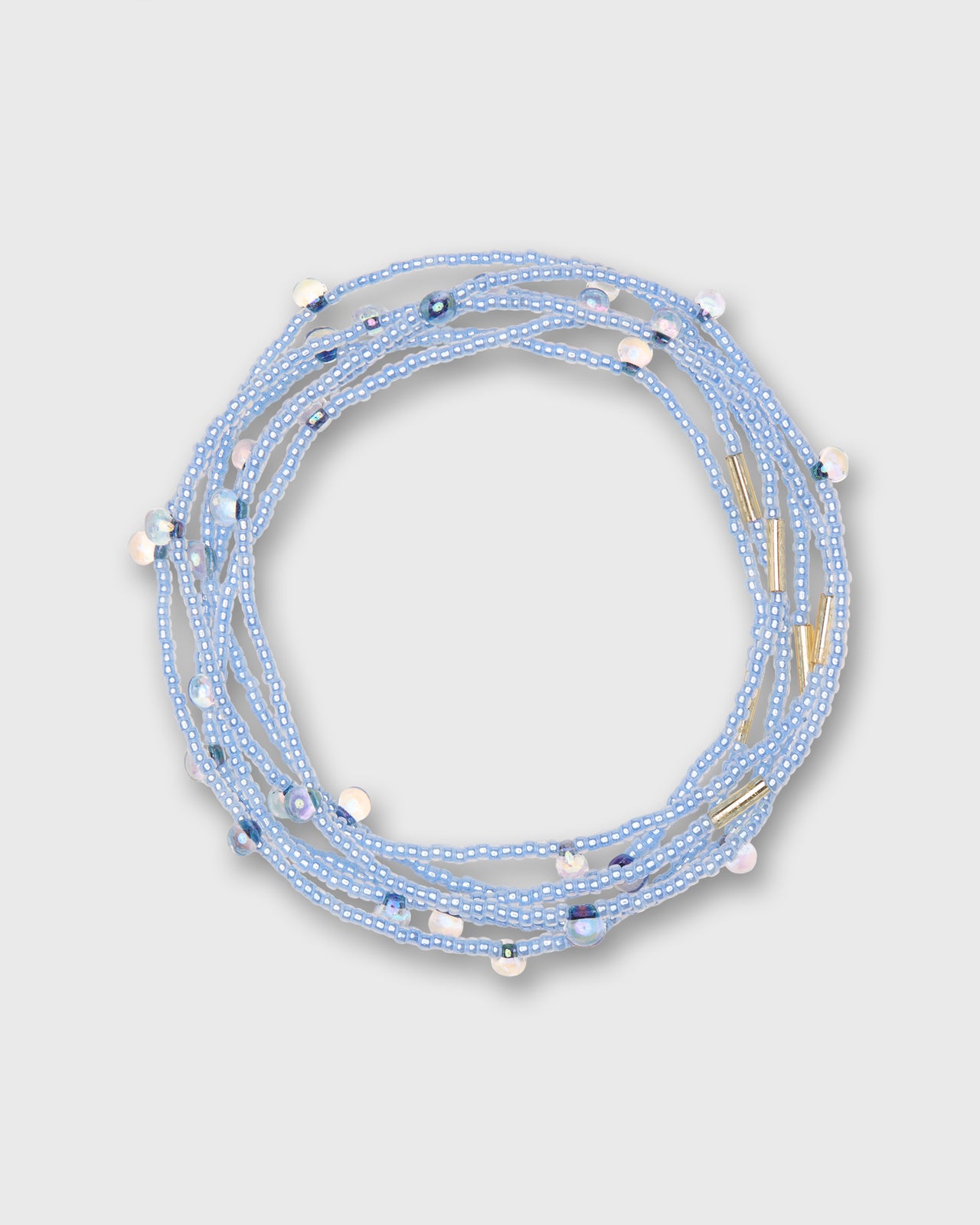 Candy Stretch Bracelets (Set of 6) in Ice Blue
