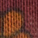Hand-Rolled Cotton Pocket Square in Berry/Orange Tropical Bird