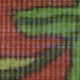 Hand-Rolled Cotton Pocket Square in Orange/Pink Tropical Bird