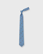 Load image into Gallery viewer, Silk Club Tie in Sky/Smoke/Red Kingfisher
