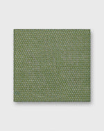 Load image into Gallery viewer, Cotton Pocket Square in Green/Aegean Floral
