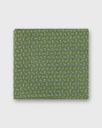 Load image into Gallery viewer, Cotton Pocket Square in Green/Aegean Floral
